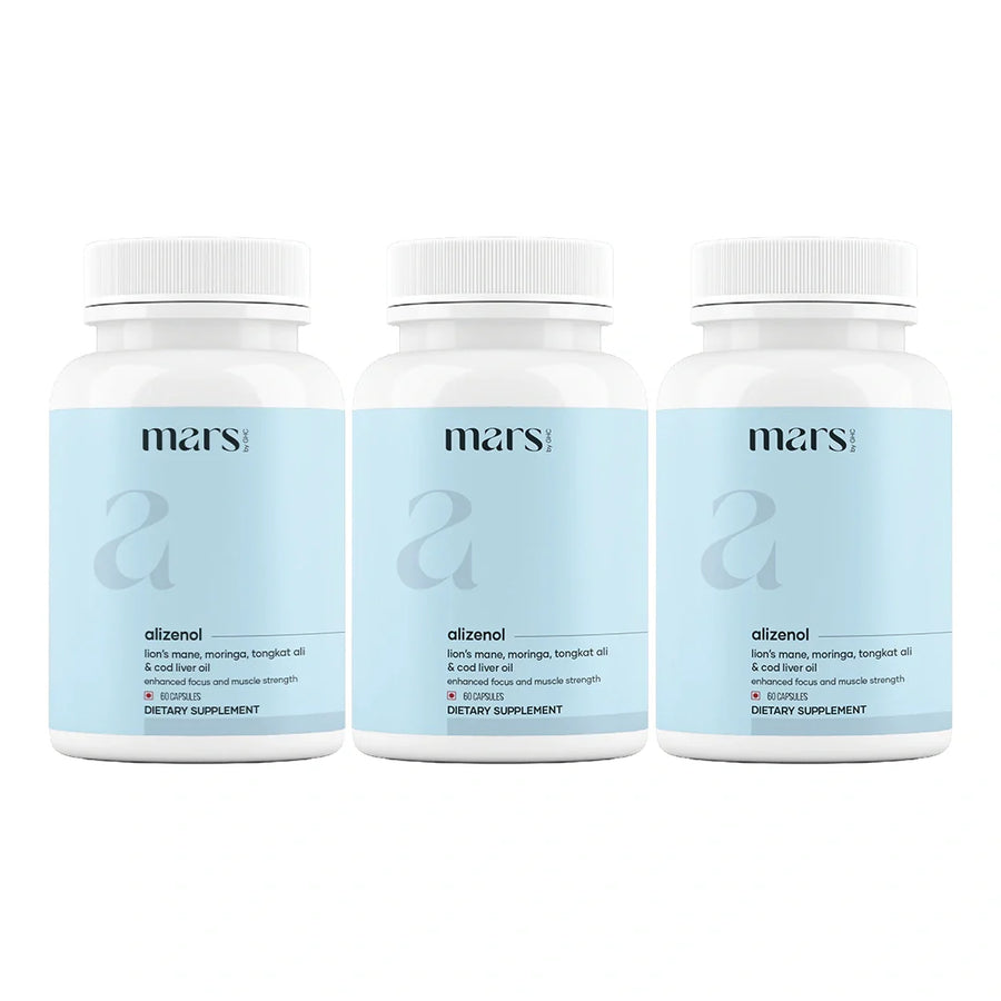 Mars Alizenol: Bedroom Performance & Vitality Support with Moringa, Lion's Mane & Tongkat Ali