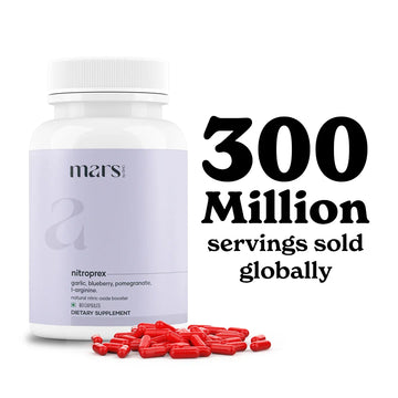Mars NitroPrex Caps - Powered by Natural Nitric Oxide, L-Arginine & Beetroot Extract