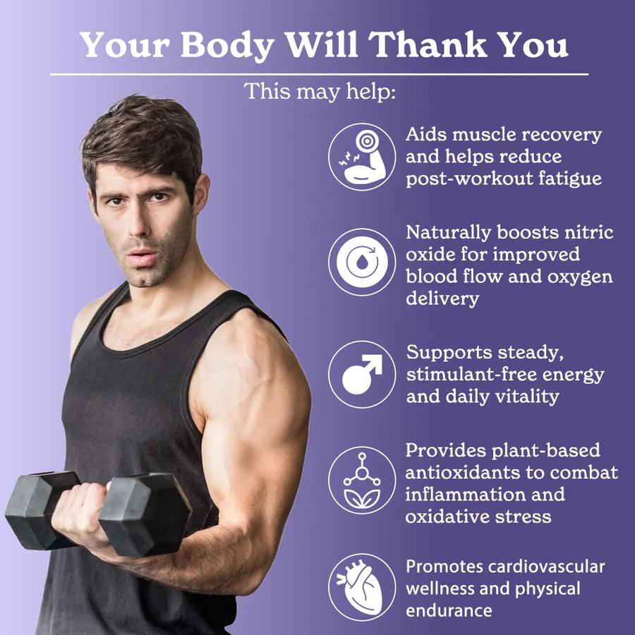 Mars NitroPrex: Natural Nitric Oxide Booster for Supercharge Blood Flow, Stamina & Performance