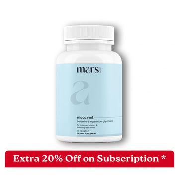 Mars Maca Root Caps (Ginseng): Powered With Magnesium & Berberine