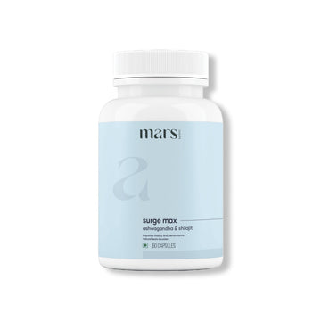 Mars Surge Max Caps: Powered with Ashwagandha & Shilajit For Improved T-Levels, Stamina & Bedroom Game